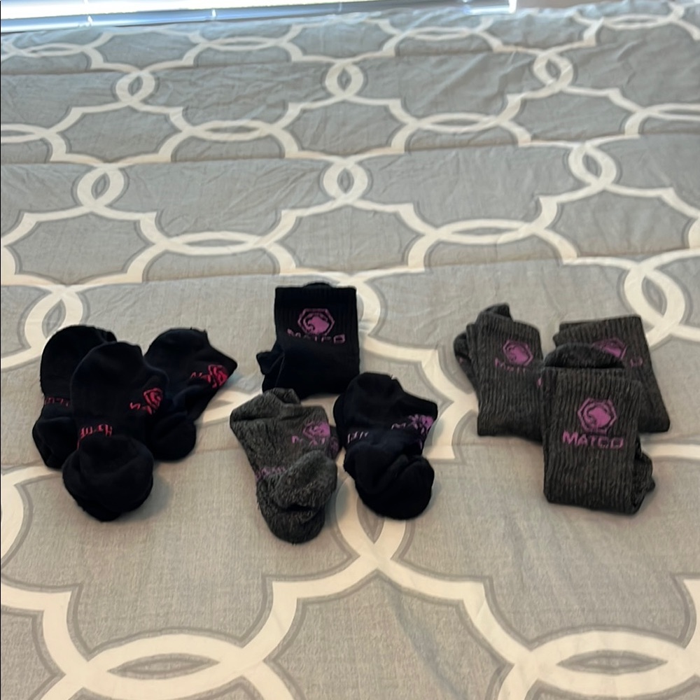 Matco Black and Gray Socks Collection